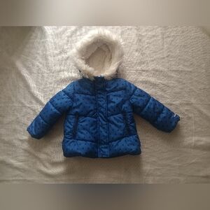 Blue Polka Dot Kids Jacket